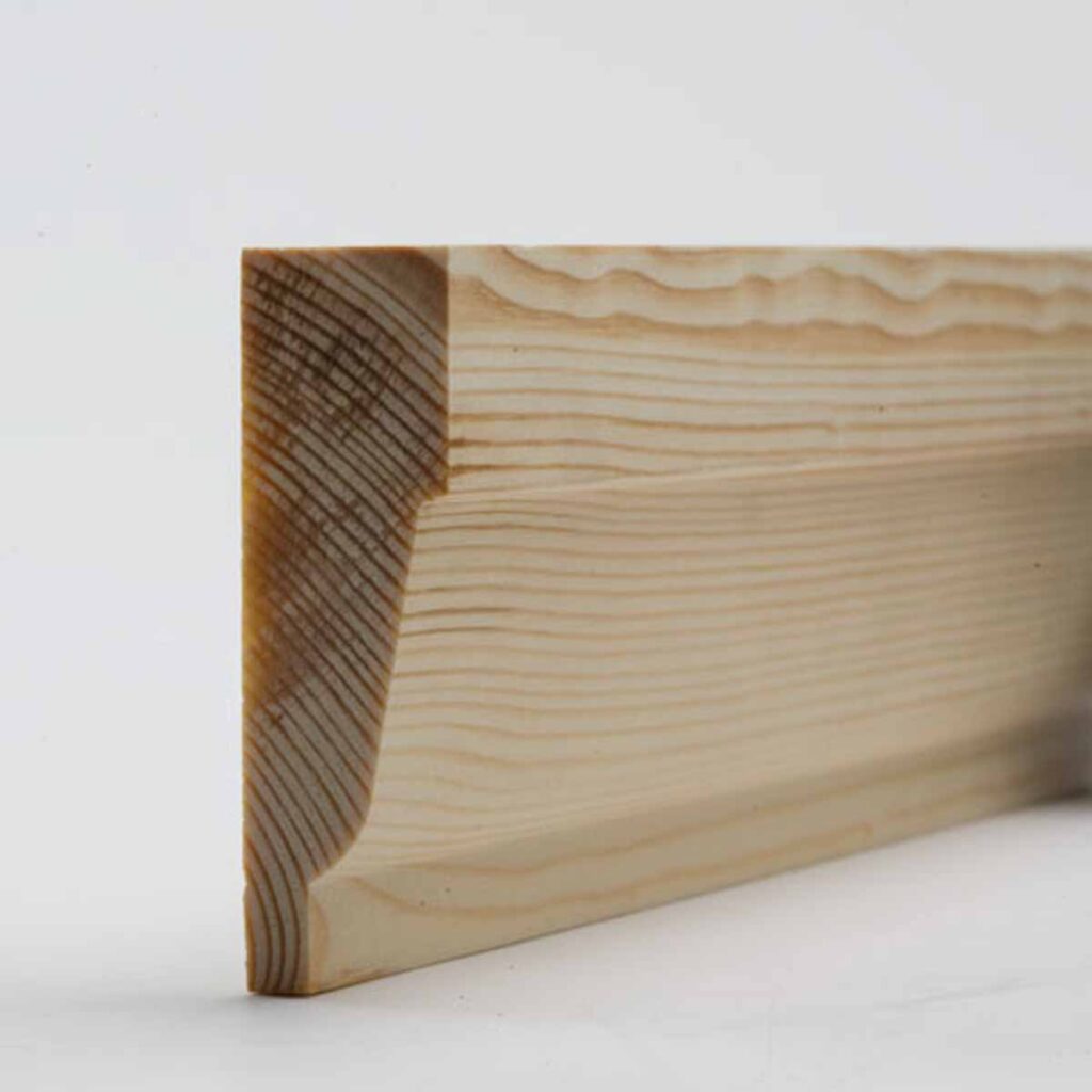 Softwood Timber Ovolo Architrave 25mm x 75mm - Daws Heath Timber Ltd