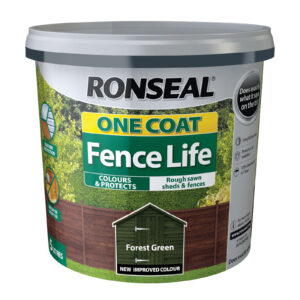 Ronseal One Coat Fence Life Forest Green 5L