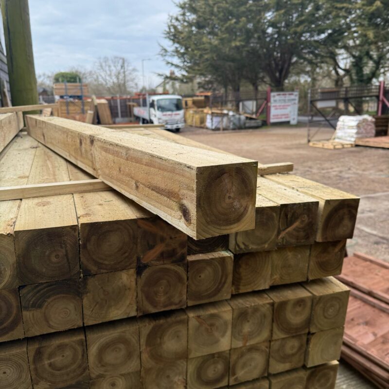Timber Fence Posts & Wall Plates Archives - Daws Heath Timber Ltd