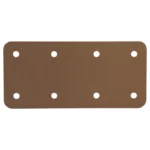 Brown Short Internal Sleeper Straight Flat Support Plate