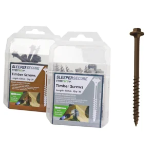 Brown Sleeper Screws 63mm - Hex Head - (30)
