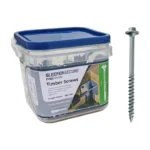Silver Sleeper Screws 63mm - Hex Head - Tub (150)