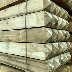 UC4 Pressure Treated Gate Post – 150mm x 150mm x 3000mm (4 Way Weathered)